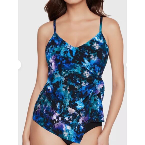 Miraclesuit Magicsuit Peace Out Carma Tankini Swim Suit 10 NWT - Picture 1 of 4